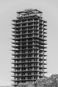 Low angle view of modern building