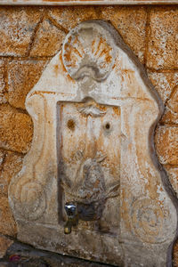 Close-up of old building