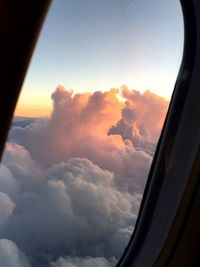 Scenic view of sky during sunset