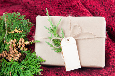 Close-up of christmas decoration
