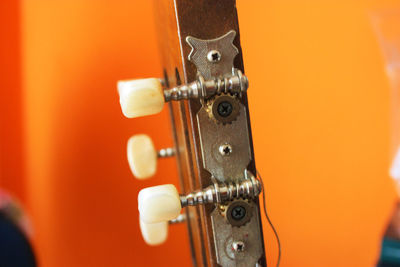 Close-up of guitar