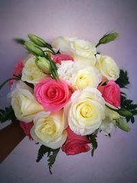 Close-up of rose bouquet
