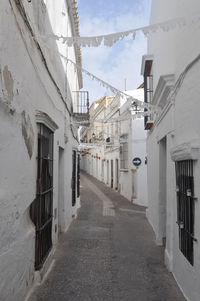 Street amidst buildings in town