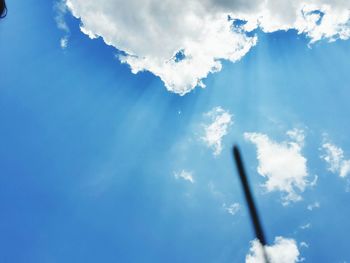 Low angle view of clouds in sky