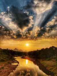 Scenic view of sunset