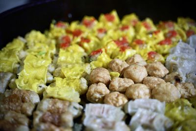 Close-up of meal served in bowl
