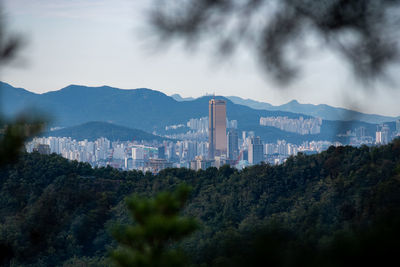 Cityscape against sky