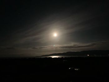 Scenic view of moon at night