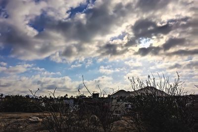 View of cloudy sky