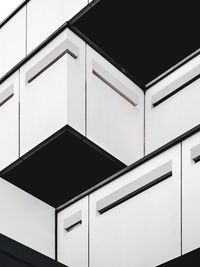 Low angle view of building against clear sky