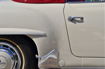 Close-up of vintage car