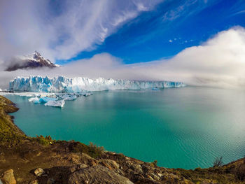 Panoramic view of sea against sky