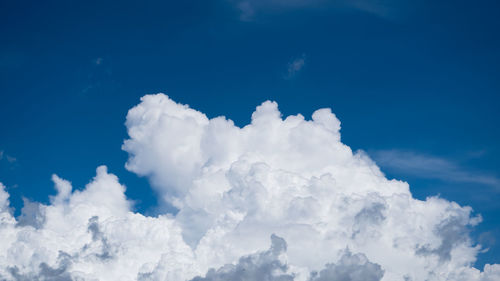 Low angle view of clouds in sky