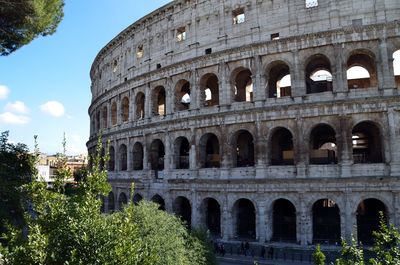 View of colosseum from rome