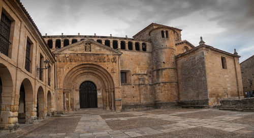 View of old building against sky