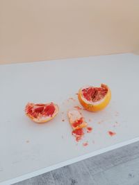 Close-up of fruits on table