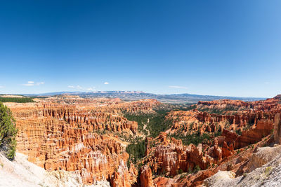 Panoramic view of inspiration point, bryce canyon national park, utah, usa