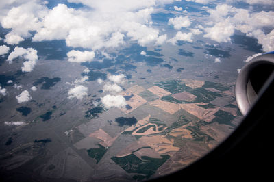 Aerial view of landscape