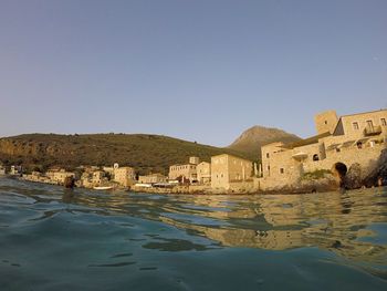 Buildings at waterfront