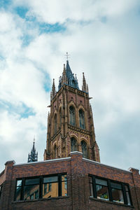 Low angle view of building against sky