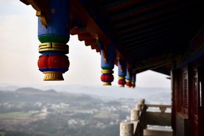 View of temple against sky