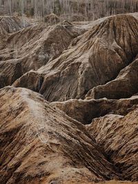 Full frame shot of rock formations