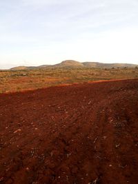 Scenic view of landscape against sky