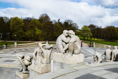 Statues at the vigeland park