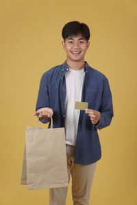 Portrait of a smiling young man