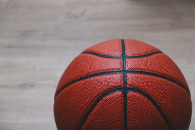 Close-up of basketball