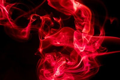 Close-up of fire against black background