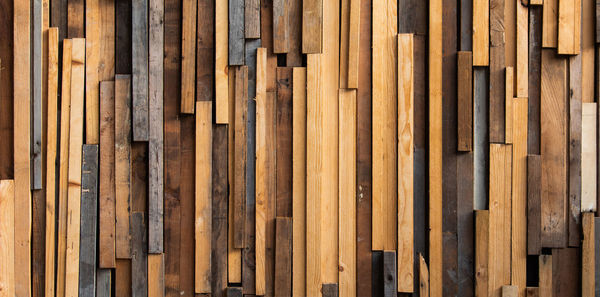 Full frame shot of wooden ceiling