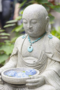 Close-up of buddha statue