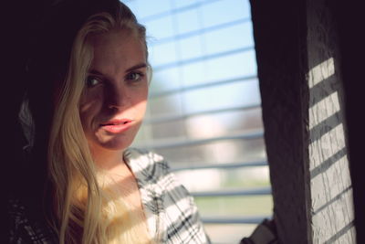 Portrait of young woman