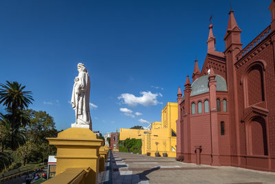 Low angle view of statue