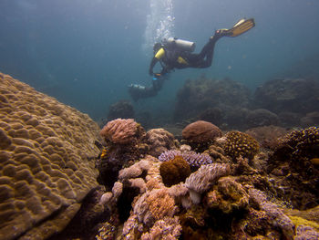 underwater