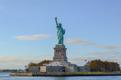 Statue of liberty against clear sky