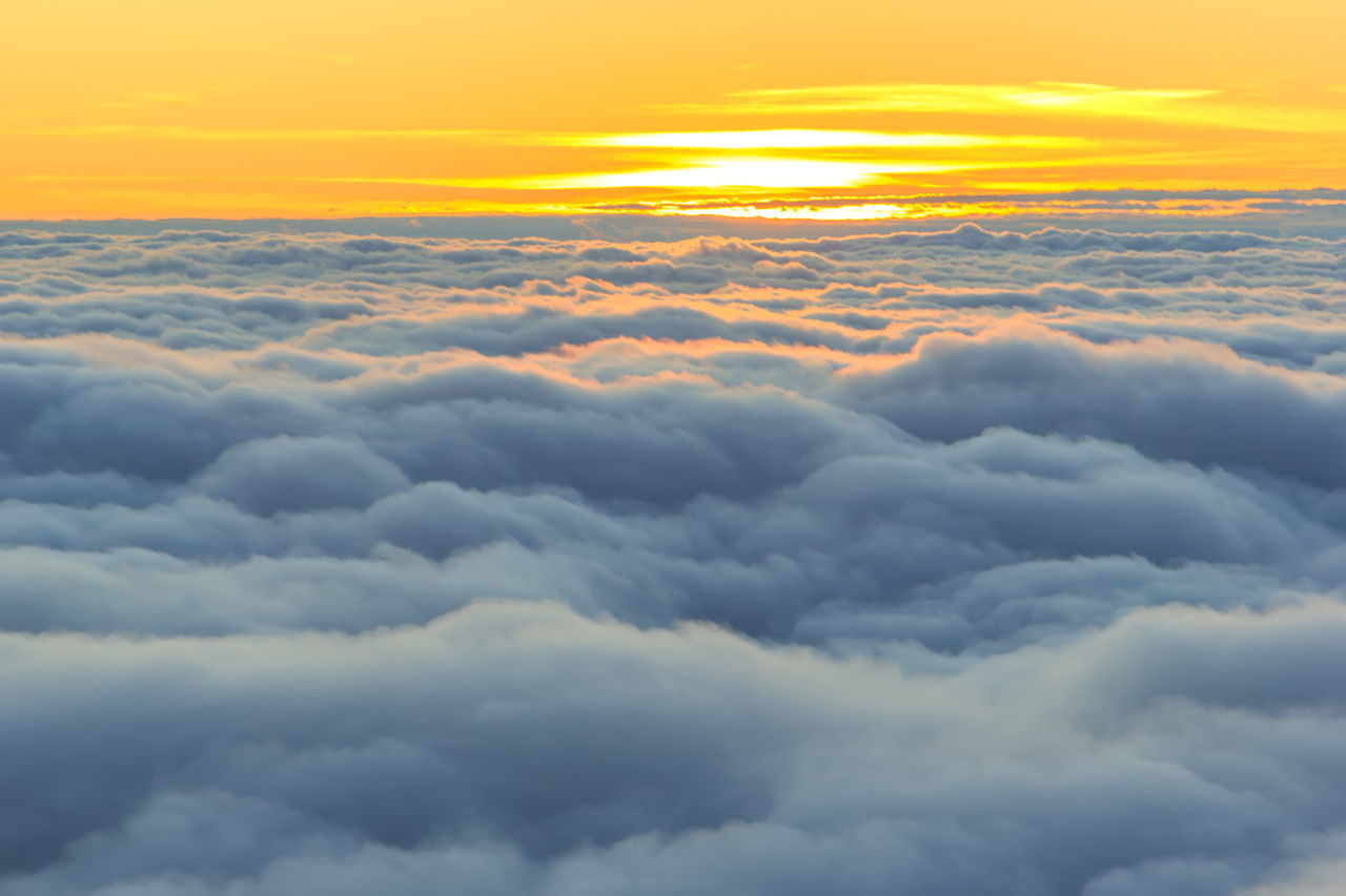 SCENIC VIEW OF CLOUDS DURING SUNSET