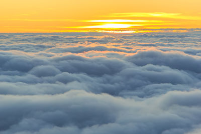 Scenic view of cloudscape during sunset