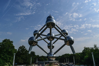 Low angle view of built structure against sky