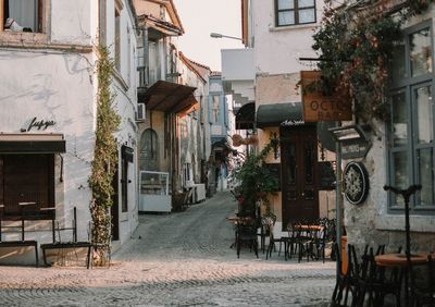 Street amidst buildings in city