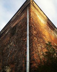 Low angle view of building against sky