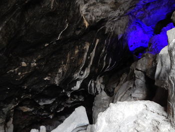 Close-up of rock formation