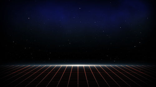 Scenic view of star field at night