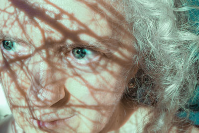 Close-up portrait of young woman