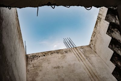 Low angle view of building against sky