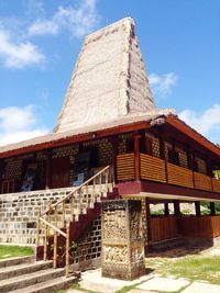 Low angle view of building against the sky