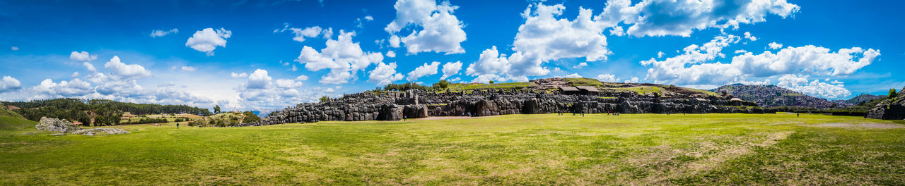 Panoramic view of landscape against sky