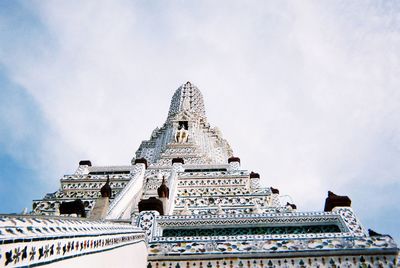 Low angle view of temple