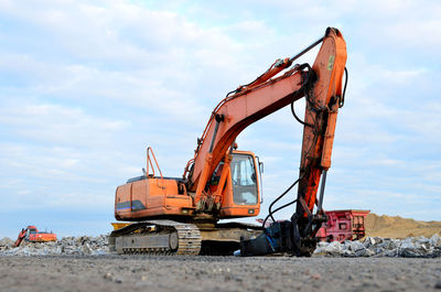 View of construction site against sky